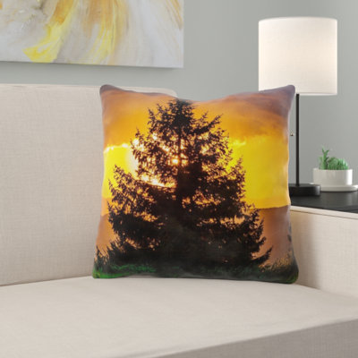 Coussin coucher de soleil