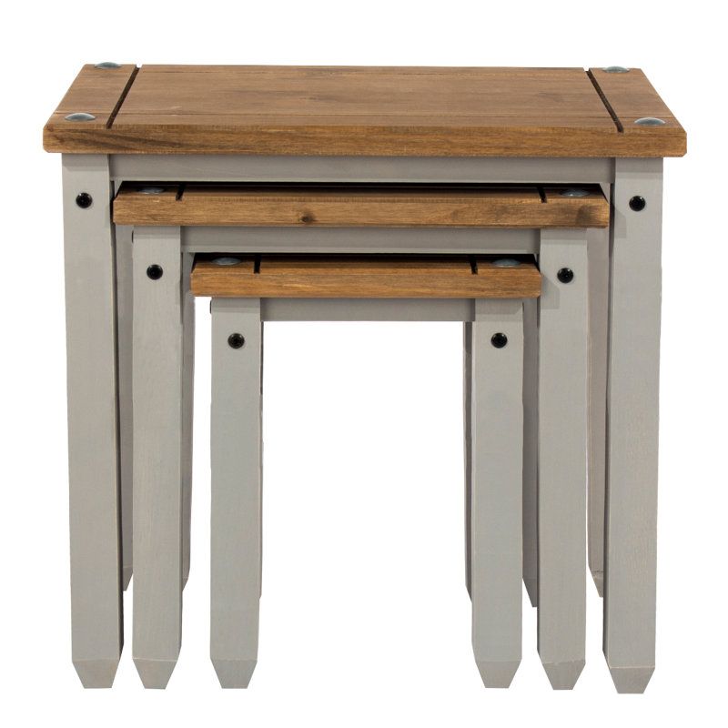 Tables d’imbrication en bois 3 pièces Chavez