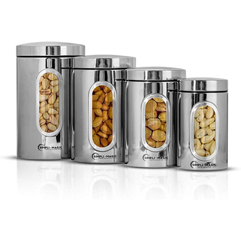 Metal Canister - Set of 4
