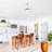 66 Inch Low Profile Ceiling Fan With Dimmable Lights And Smart Remote Control 6 Speed Reversible Noiseless DC Motor For Indoor