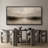Large Framed Canvas Print Wall Art - Neutral Abstract Landscape Print for Minimalist Modern Wall Decor-116848178-116848179