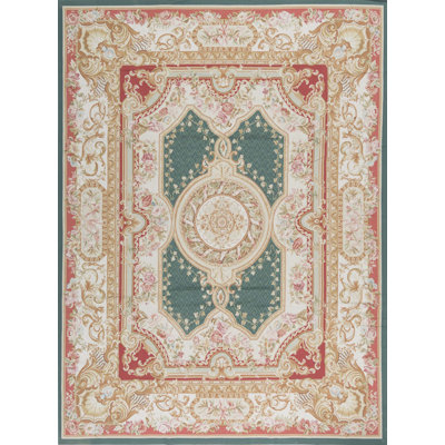 Aubusson One-of-a-Kind 9' X 12'2" Area Rug