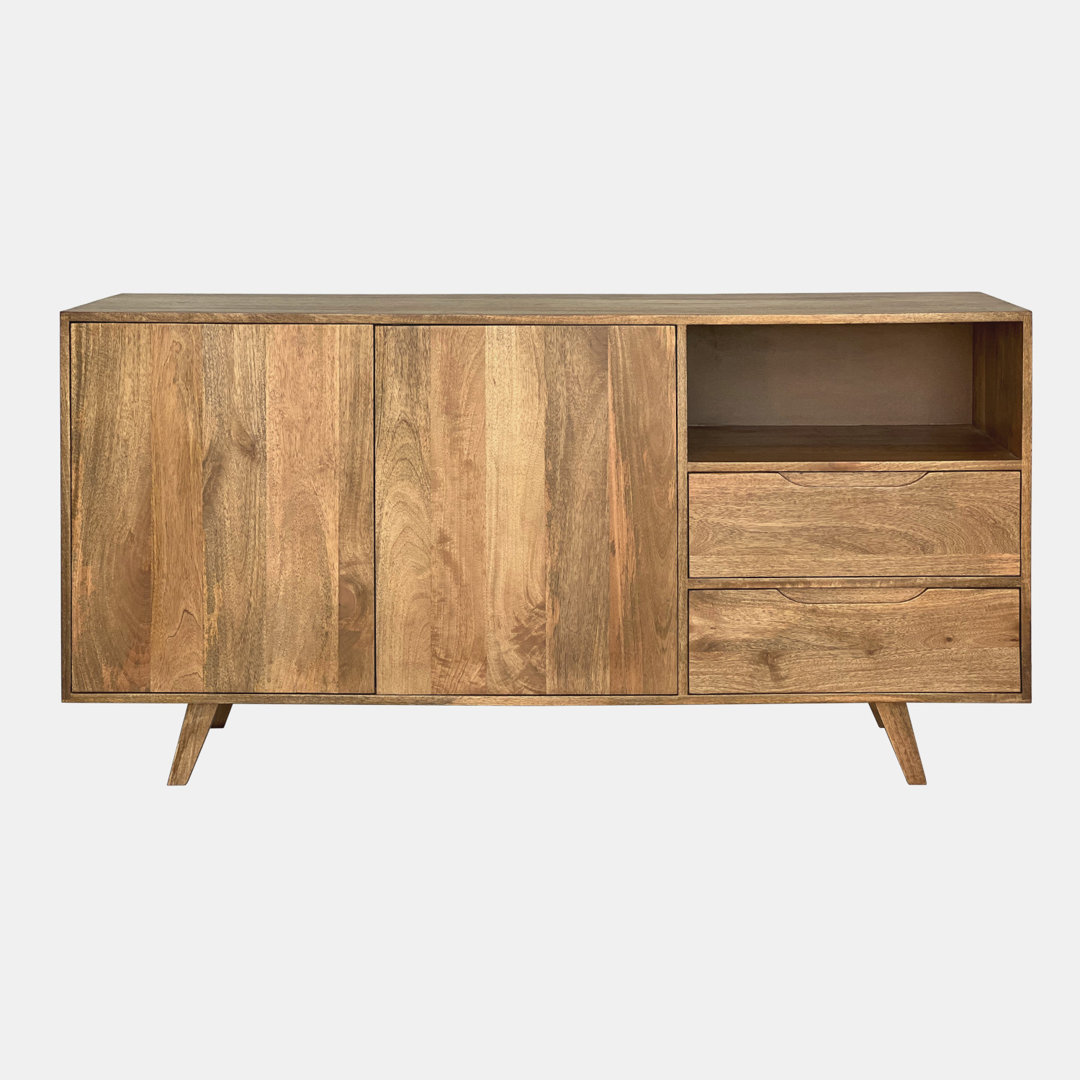 Sideboard Candee aus Massivholz 160 cm