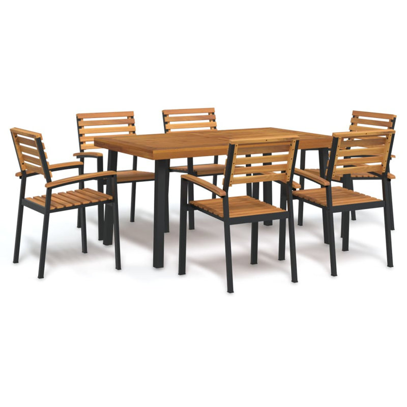 6 personnes pour l'extérieur, H 29,5 po x L 59,1 po x l 35,4 po