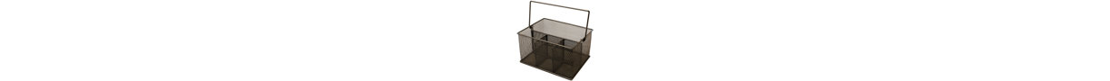 Multi-Purpose Steel Mesh Flatware Caddy