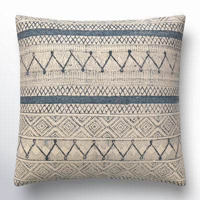 Zetta Geometric Cotton Throw Pillow