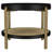 Benson Black Round End Table