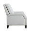 Fauteuil inclinable à dossier poussoir de style transitionnel en chenille de style transitionnel à dossier poussoir