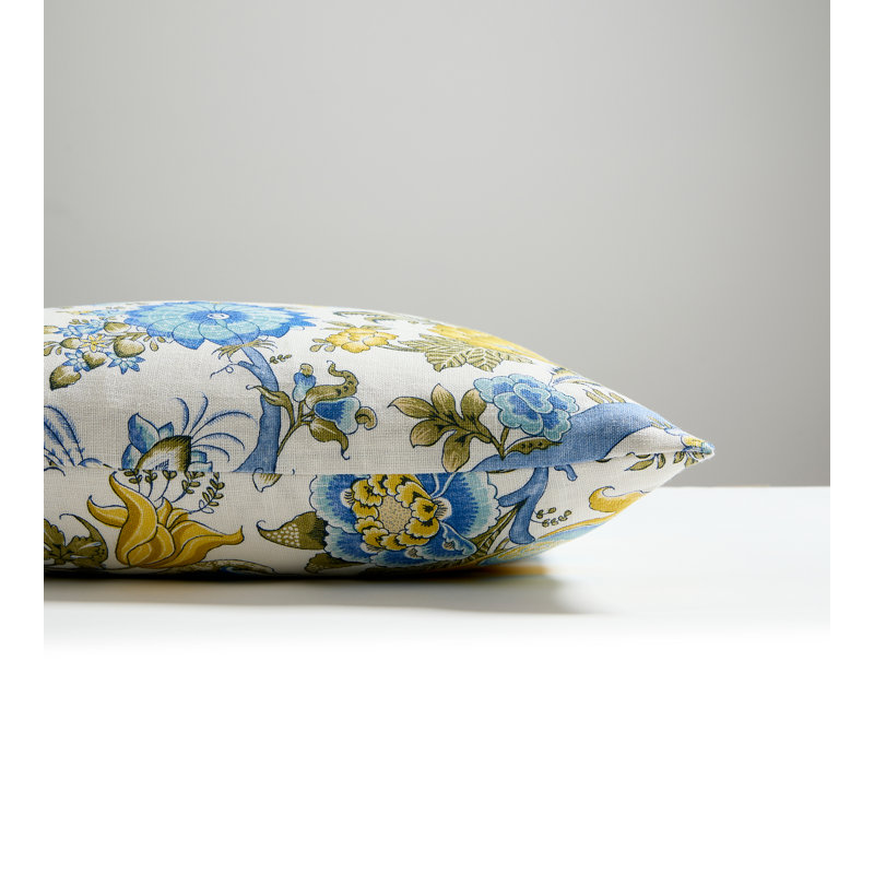 The MET x The House of Scalamandre Met Palampore Pillow, Sky/Sunlight