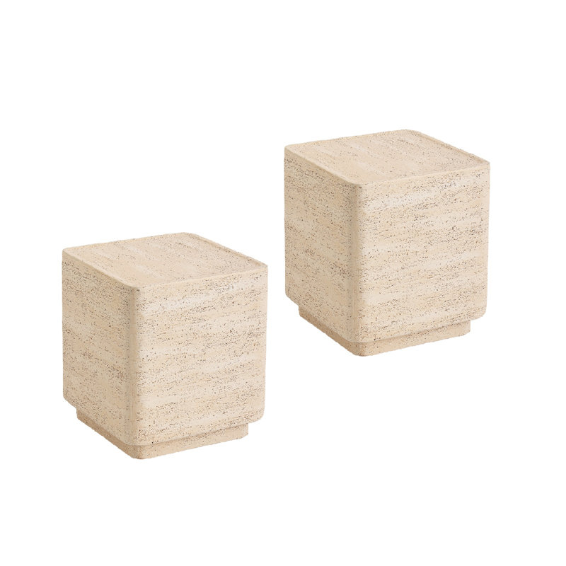 Table d'appoint en béton pour l'extérieur, 2