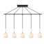 Luminaire suspendu rectangulaire 5 lumières grappe Shults-953436207-954320509