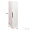 Armoire de rangement, armoire de cuisine autoportante avec portes fermées et tablettes personnalisables, organisateur latéral de grande capacité avec supports latéraux, rangement dans la chambre à coucher de la salle de bain-870996129