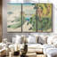 «The Hanging Cloud Bridge», 3 pièces sur toile-98562885