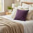 Manual Woodworkers & Weavers Purple and Green Square Polyester Climaweave Pillow 12" x 12"