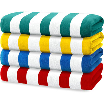 Ensemble de serviettes de plage 100% coton 4 pièces Archambault