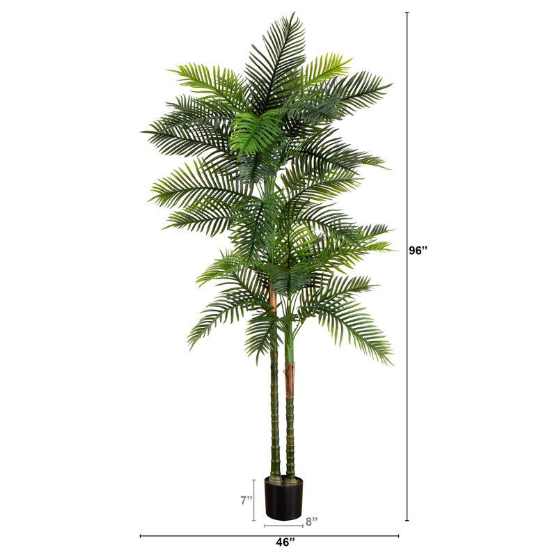 96'' Faux Robellini Tree in Pot Liner