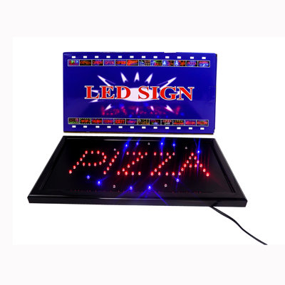 LED “PIZZA” Sign