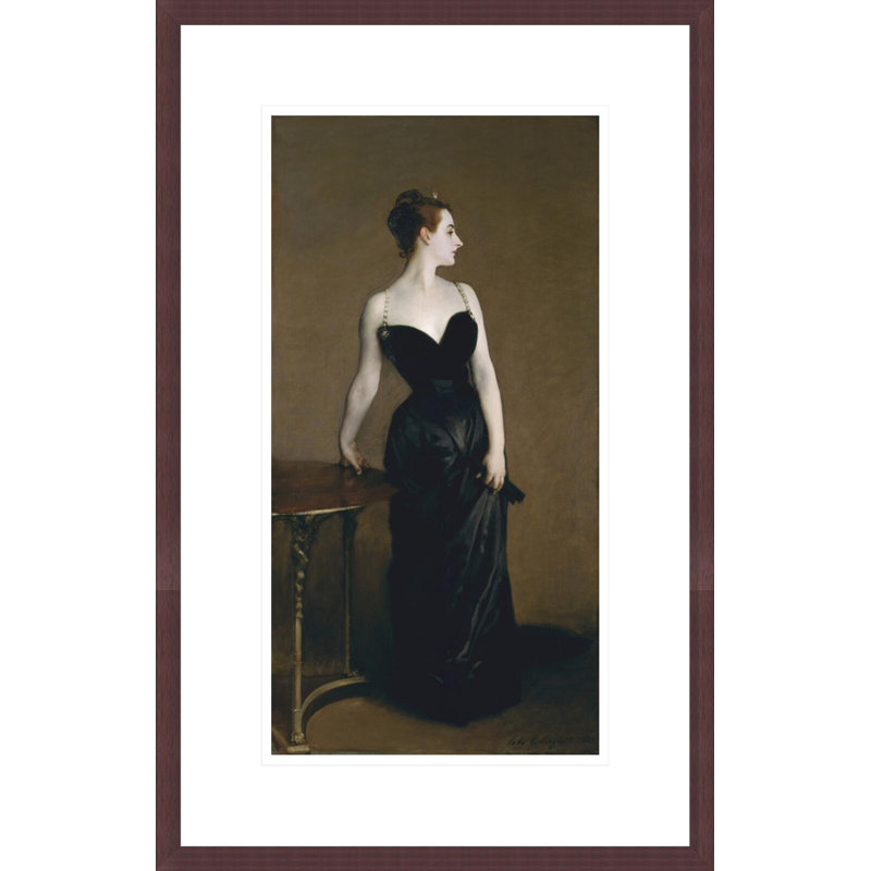 «Madame X» (Virginie Amélie Avegno Gautreau) par John Singer Sargent, H 21,75 po x l 13,94 po