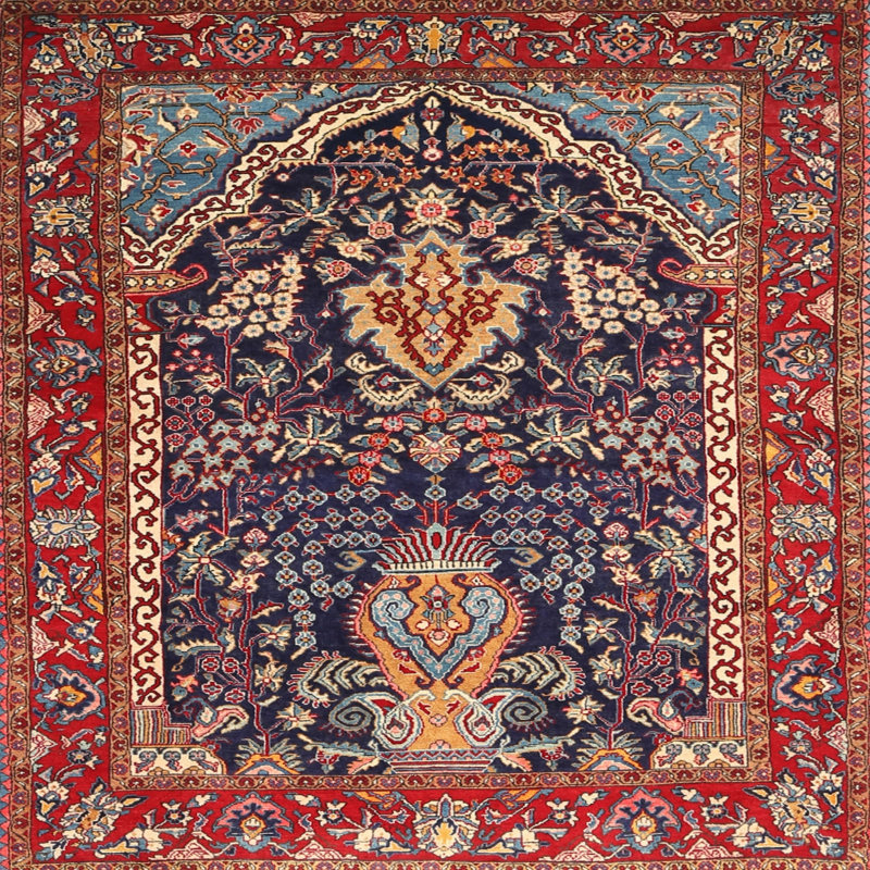Mills Oriental Indoor Rug, Square 6'