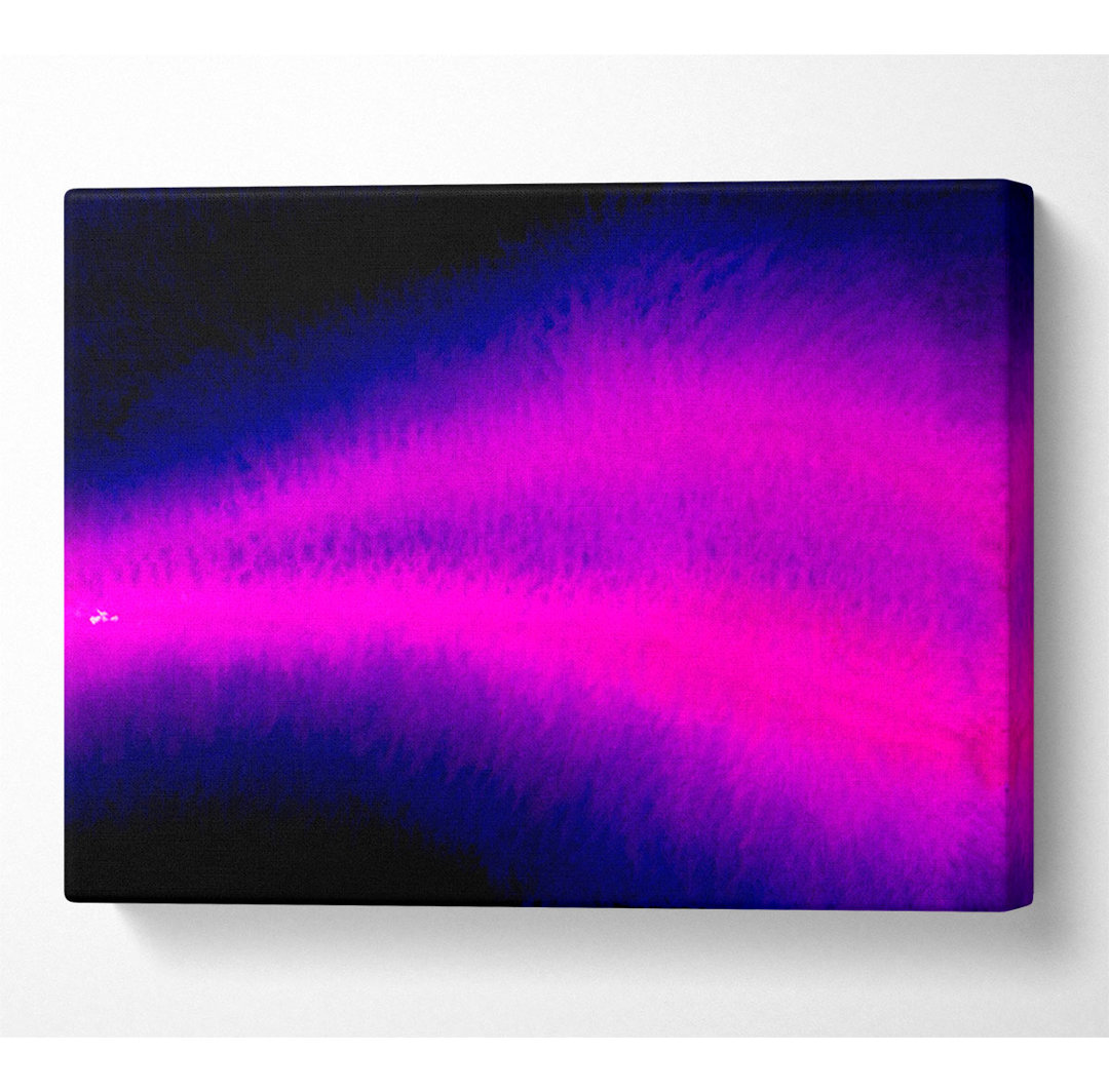 Cerise Sound Wave - Kunstdrucke auf Leinwand - Wrapped Canvas