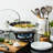 Aroma Housewares Non-Stick Stainless Steel Wok