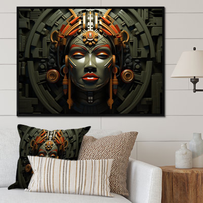Mystique masque africain Songye Power II - Masque africain, art mural