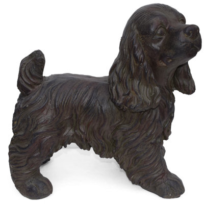 Burbach Outdoor Cocker Spaniel Dog Garden Statue