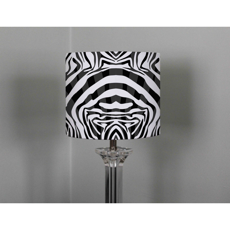Cotton Drum Pendant Shade ( Uno ), 22cm H x 25cm W x 25cm D
