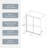 Bypass Shower Door, Sliding Door, With 1/4" Tempered Glass-121415746