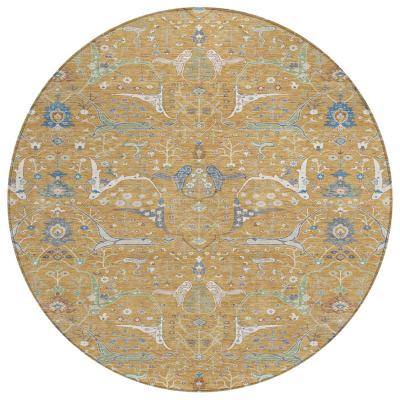 Tapis d'intérieur / extérieur lavable à la machine Boruta ACN2250 Global, Rond 8 pi