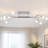 12 - Light 43.31" Dimmable Led Flush Mount