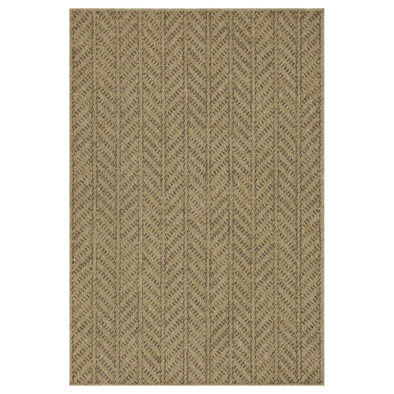 Earth GC_NTL1013 Jute/Mocha 7 Ft. 10 In. X 10 Ft. 3 In. Indoor/Outdoor Area Rug, Rectangle 10'3" x 7'10"