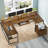 Keon U-Shaped Computer Desk with Power Outlet-801647122