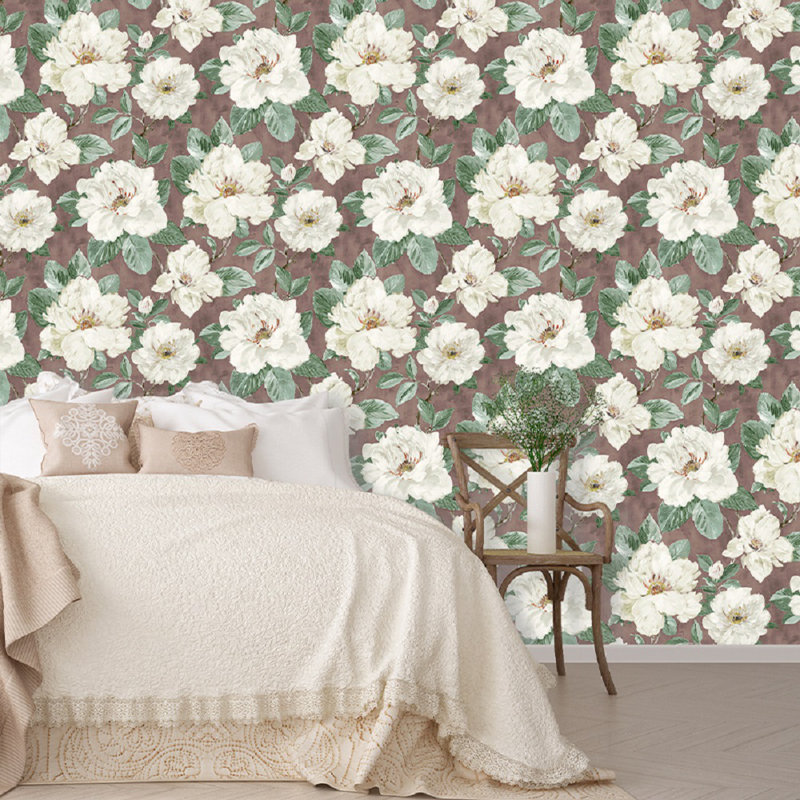 Mariela 10m x 69cm Matte Wallpaper Roll, Brown