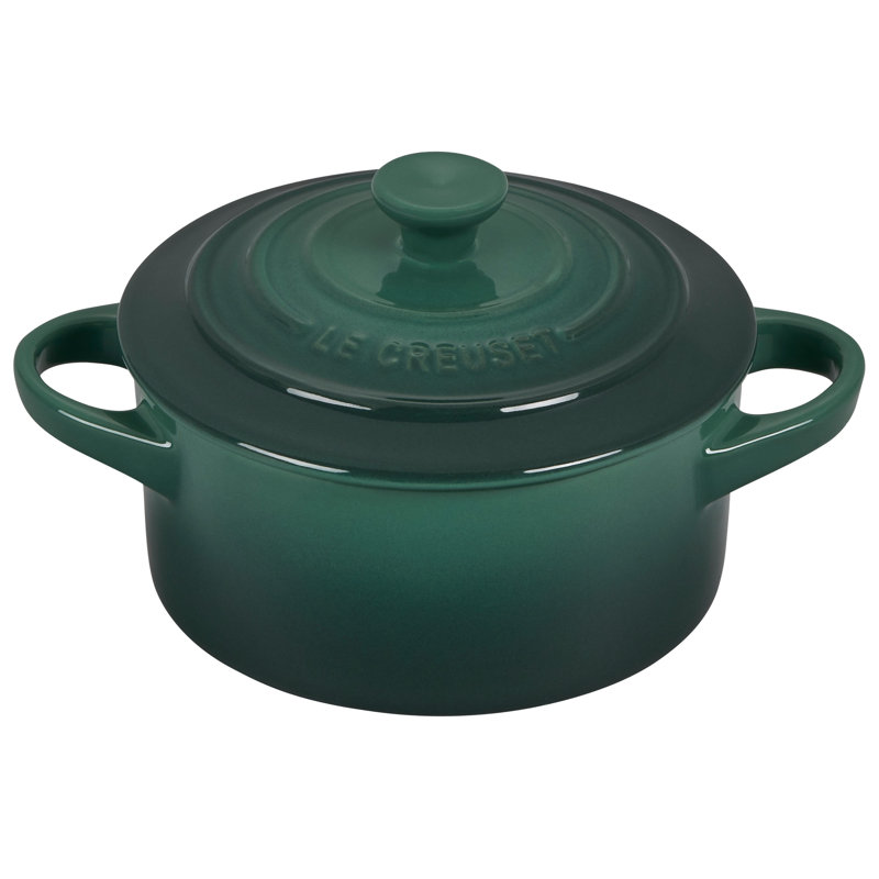 Le Creuset Stoneware Set of 4 Mini Round Cocottes with Lids