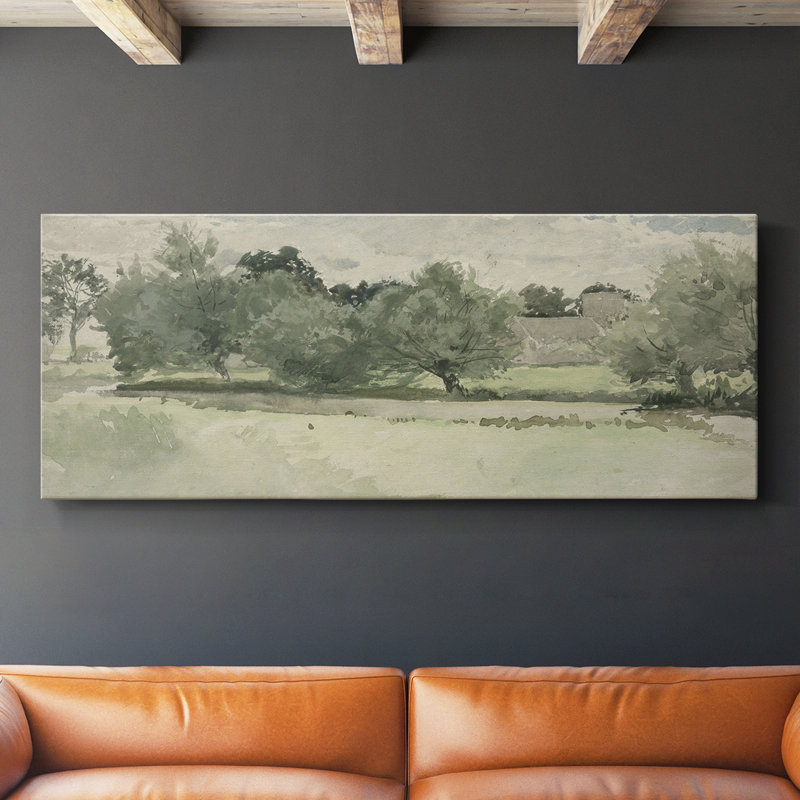 Série paysage - DLxx - Toile tendue avec châssis - Prêt à accrocher, H 20 po x l 50 po
