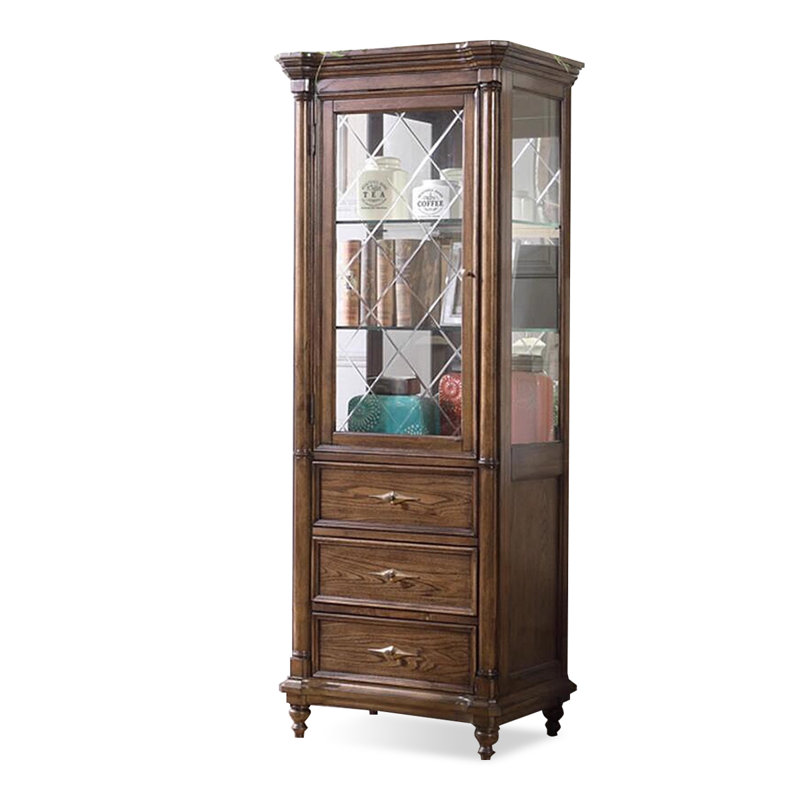 Brownness Manufactured Wood+Glass Display Cases
