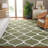 Farhanaz Tahoe Shag Performance Geometric Rug-2093087180
