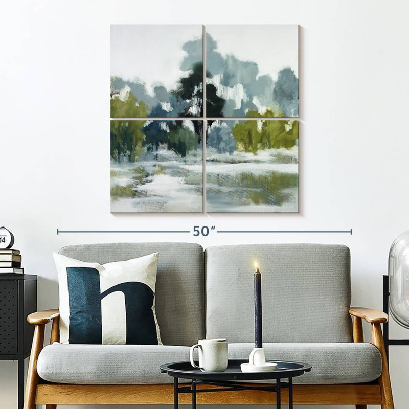 Avery River Reflections, 32" H x 32" W