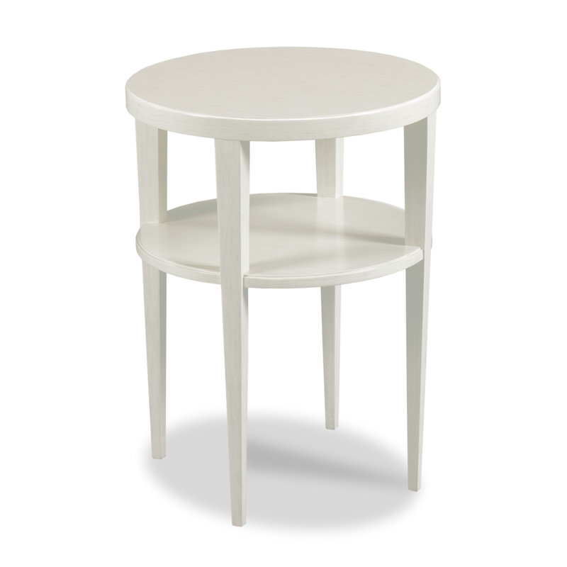 Table de bout avec rangement Provence, Carrara
