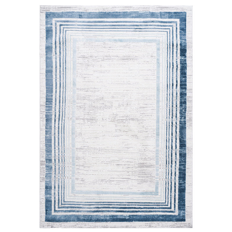 Tapis 6X9 en bleu