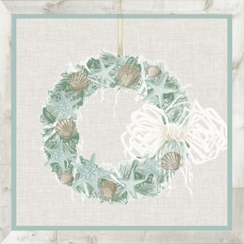 Coastal Christmas II by Vision Studio - Wrapped Canvas Painting, 30cm H x 30cm W