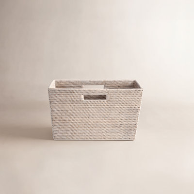 Rattan Free Standing Magazine Rack