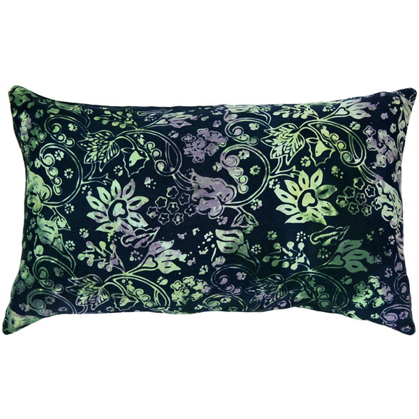Coussin lombaire en coton «Alixis Night Shade»