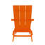 Joubert HDPE Plastic Folding Adirondack Chair-2103577321