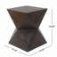 Table d'appoint d'extérieur au design prismatique-728401646