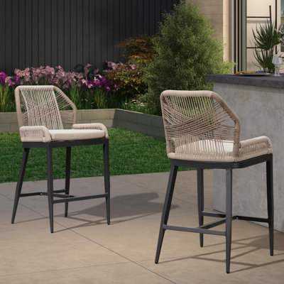 Tabouret de bar extérieur Davan 24,8 pi
