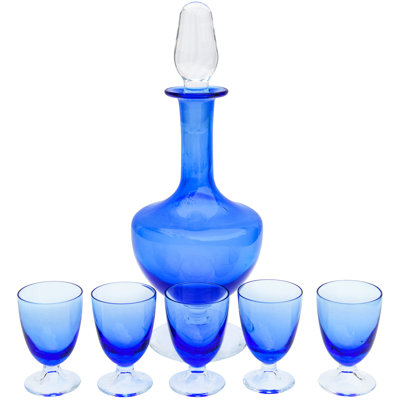 6 - Piece Glass Beverage Server Set