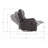 Gray Swivel Gliding Recliner with No-Tool Assembly, Perfect for Modern and Rustic Interiors.-978885653