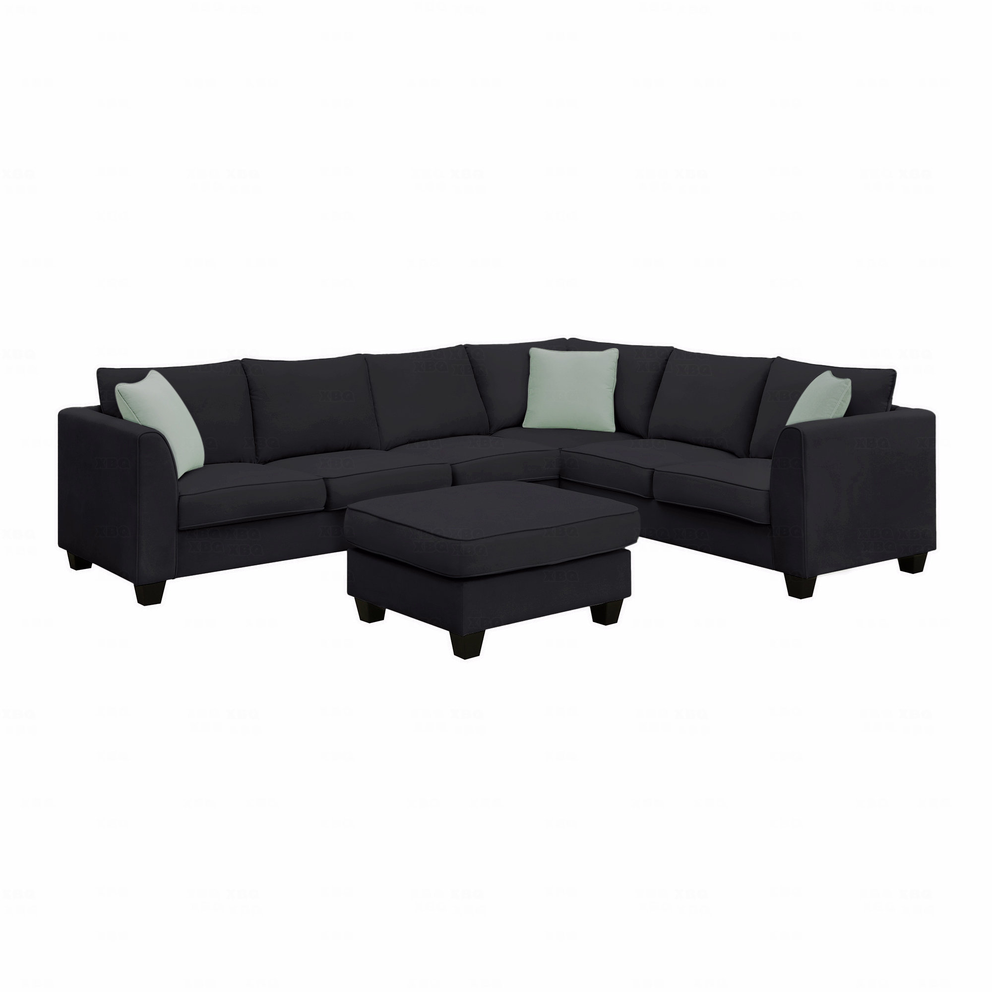 Latitude Run® Basic Sectional Sofa, Sofa Couches Living Room Sets, 7 ...